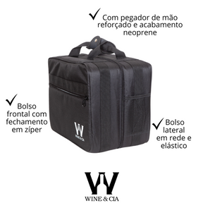 Mala EZ Trip – Bolsa Pequena Com Espuma Protetora De Garrafas e Taças