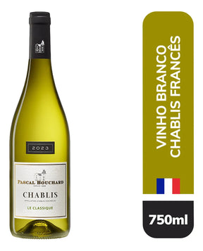 Vinho Branco Francês Pascal Bouchard Chablis Le Classique 750ml
